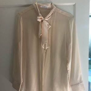 Equipment Femme Silk Blouse with Bow